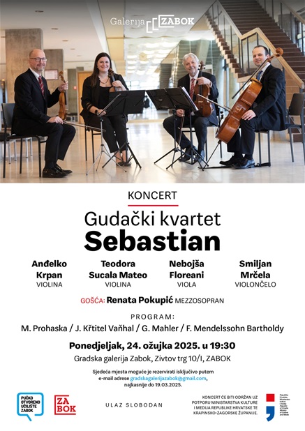 KONCERT GUDAČKI KVARTET "SEBASTIAN"